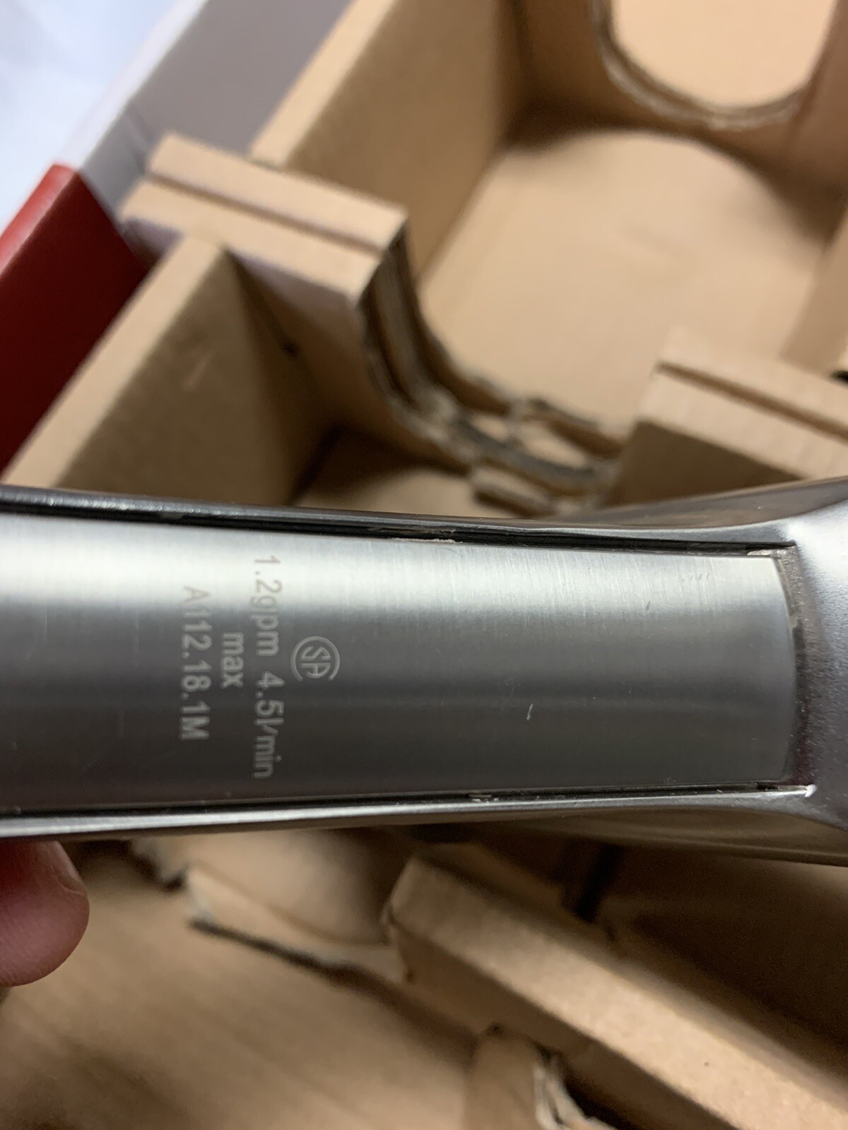 Parts Lot - MOEN bathrooom faucet Brushed Nickel - See pictures
