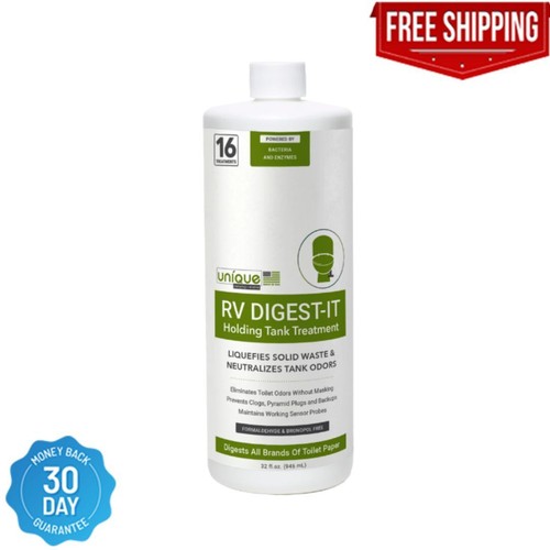 Unique RV DigestIt Holding Tank Treatment Liquid 16 Treatments, 32