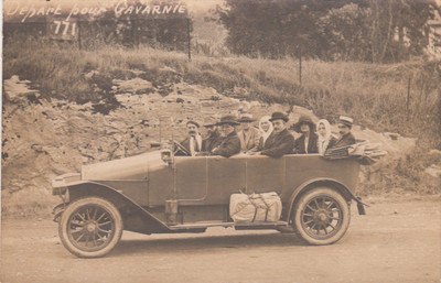 GAVARNIE Abfahrt Foto-Karte Ausflugswagen 2
