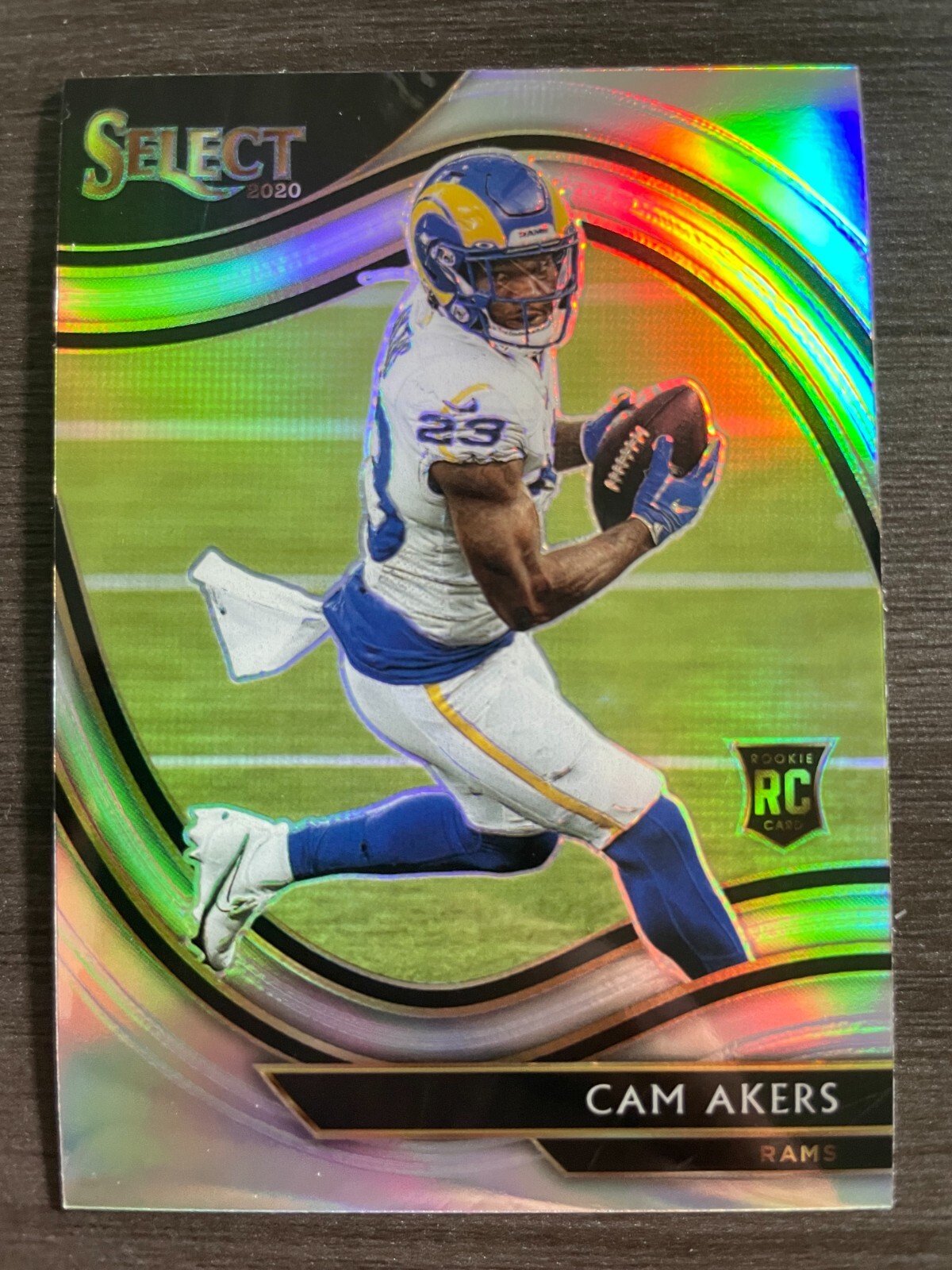 2020 Panini Select Cam Akers Field Level Silver Prizm SP RC Rookie #355