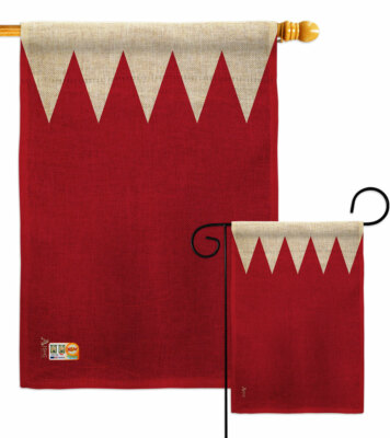 Bahrain Burlap Garden Flag Nationality Decorative Small Gift Yard House Banner