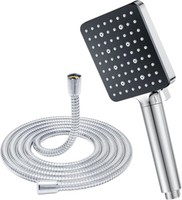 Universal 6 Modi Handbrause Duschkopf Set Mit 150Cm Schlauch - Silber Schwarz