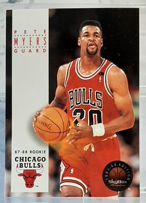 NBA Skybox 1993/94 Premium Edition - Pete Myers [G] - Chicago Bulls - #208 NM