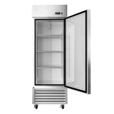 NEW Commercial Merchandiser Reach In Stainless Steel Freezer 1 Door 23 Cu.Ft