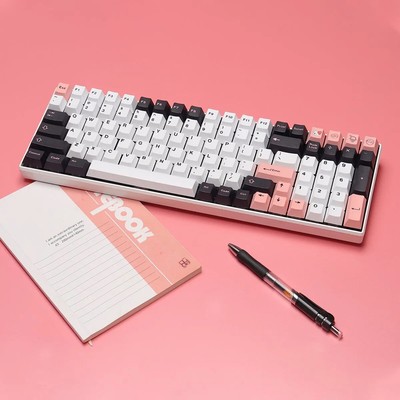 Olivia Pink PBT OEM Profile Full Set Keycaps For Cherry MX keyboard
