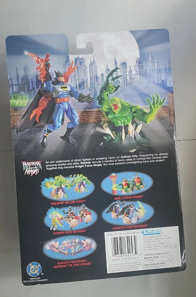 НОВАЯ ФИГУРКА БЭТМЕНА NIGHT FORCE НИНДЗЯ С ЭКШН-ФИГУРКОЙ КАРАТЭ CHOP KENNER 1998! R74 - Изображение 2 из 2