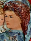 Vintage Edna Hibel 1991 Mother’s Day Plate - Michele and Anna, Limited Edition — photo 5