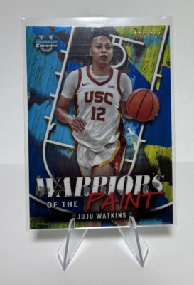 2024-25 Bowman Chrome U Juju Watkins #WP-18 Warriors Of The Paint Blue /150 USC