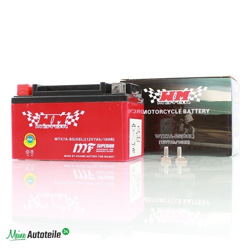 GEL Motorrad ATV Roller Quad Batterie YTX7ABS WTX7ABS 7Ah 12V eBay