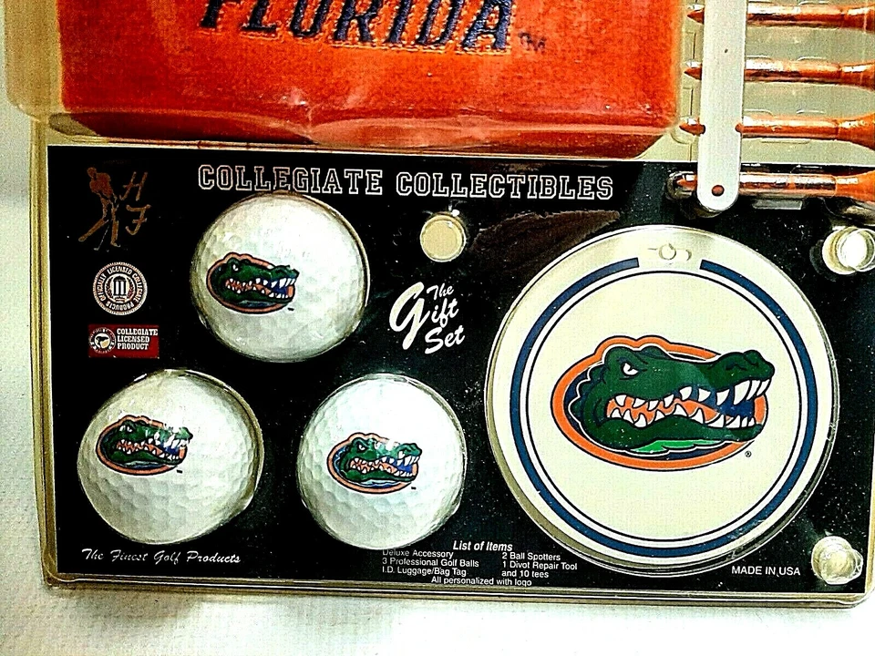 Florida Gators Golf Gift Set w/ Embroidered Towel, 10 Tees & 3 Balls & Markers - Image 2 of 4