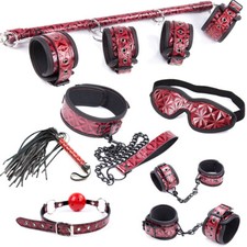 Adult Bondage Kit Bed Restraint Handcuffs Slave Bar Bar BDSM Collar Sex Toys