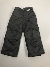 NWOT Faded Glory Kids Youth XS Black Winter Snow Ski Pants Elastic Waist