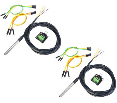 Ds18b20 Temperature Sensor For Arduino Esp32 Esp8266 Raspberry Pi Waterproof Sta