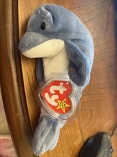 1996 Ty Beanie Babies Echo mint with mint tag in protector