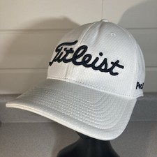 Titleist FJ Footjoy Pro V1 Mens Golf Hat Whit...