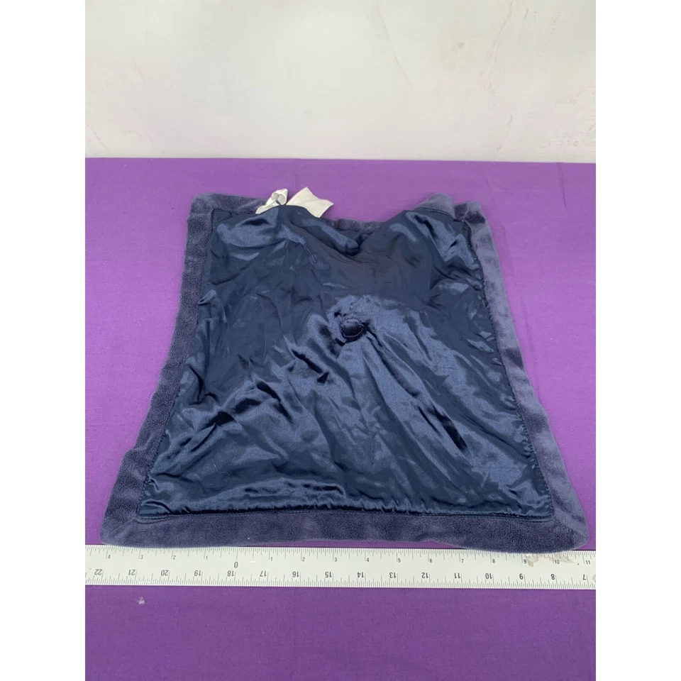 Cobertor de segurança Carters Child Of Mine 2013 My First Bear marrom azul amor minky - Imagem 4 de 4