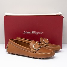 Salvatore Ferragamo Breno Leather Gancini Bit Moccasin Loafer Size 5.5 C