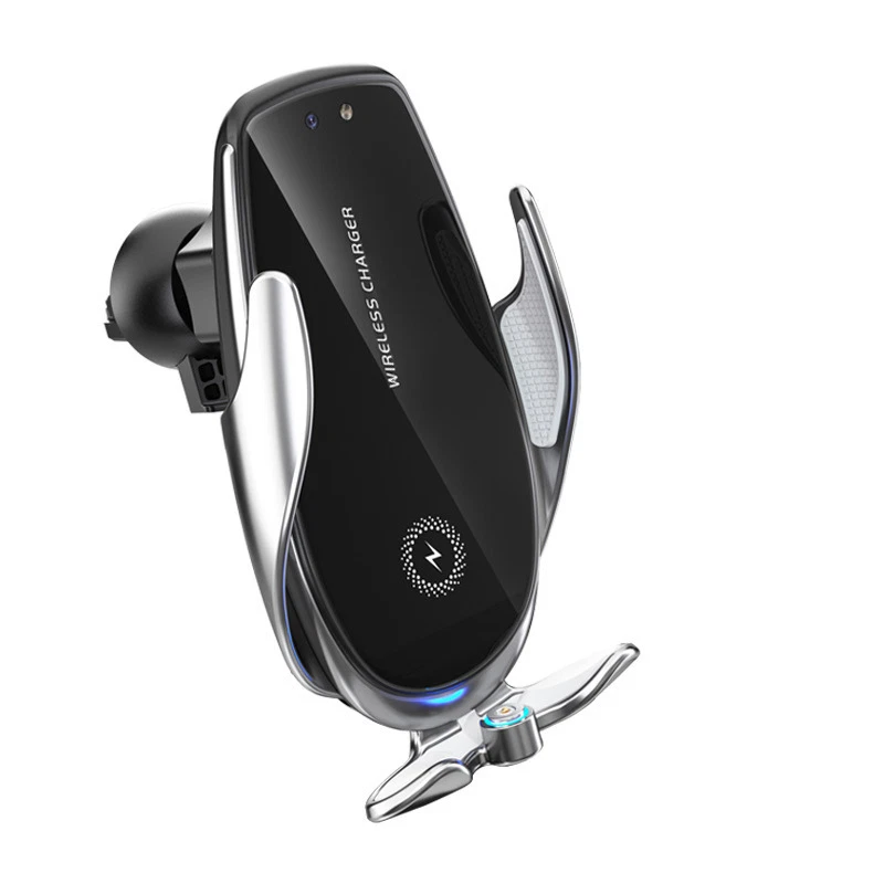 Wireless Automatic Clamping Smart Sensor Car Phone Holder Fast Charger Mount 10W - Image 2 of 4