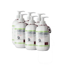 Rice Flakes 6 Bottles Body and Hair Cleanser 400ml with Dispenser, Suitable...