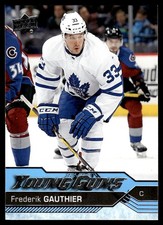 2016-17 Upper Deck Young Guns Frederik Gauthier Rookie Toronto Maple Leafs #460