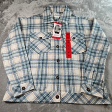 Boston Traders Women Plaid Flannel Shirt Jacket Shacket Button Down Size M