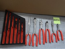 Snap On 6 Piece Pliers Set, orange in the Foam