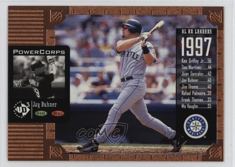 1998 Upper Deck UD3 PowerCorps Jay Buhner #123 0jr1