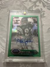 2023 Topps Composite - Topps Chrome Autographs Mike Quick #TCA-MQ Green...