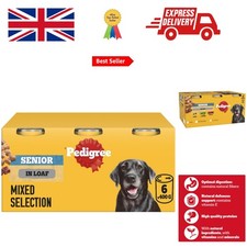 Healthy and Delicious Wet Dog Food for Senior Dogs - 6 x 400g Mixed Selection 3.33 per kilo