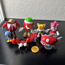 Sonic the Hedgehog Advent Calendar 7 Christmas Figures Articulated 2"-3"