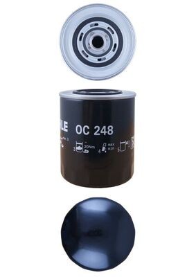 Ölfilter passend für RAYTON FISSORE MAGNUM 2.5D 91 bis 93 VM425 MAHLE QUALITÄT NEU - Bild 2 von 2