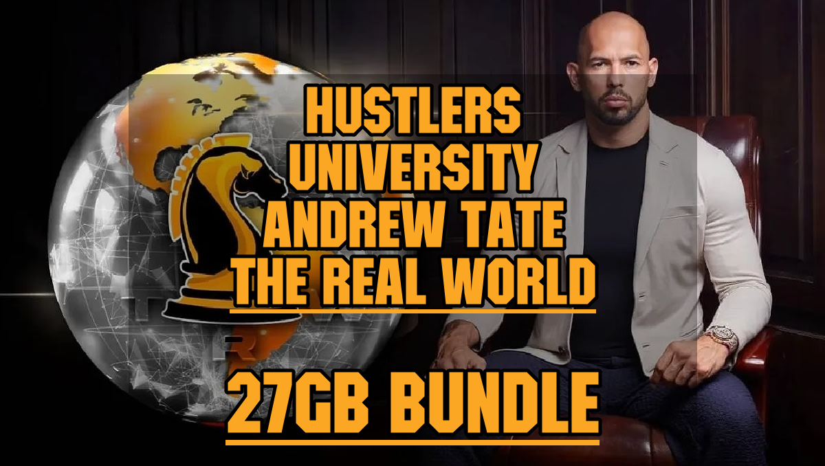 Andrew TATE – THE REAL WORLD 27GB All Access Bundle Online Course 🔥 TRW |  eBay