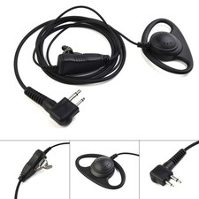 2Pin Security Earpiece Headset Mic For Motorola Radio Walkie/Talkie Earphone New