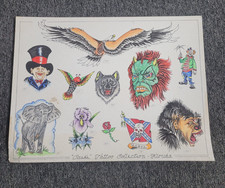 Original Vintage Ed"cash" Coventry tattoo flash cut hollywood FL 20" 15