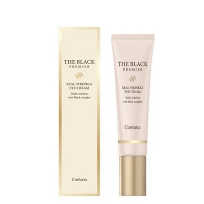COREANA The Black Premier Eye Cream 30ml Moisturizing Revitalizing K-Beauty NEU