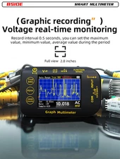 Intelligent digital multimeter 20000 counts voltage real-time waveform recording