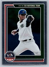 2022 USA Baseball #74 Tristan Bristow Longevity Base Sapphire (Retail) #/49
