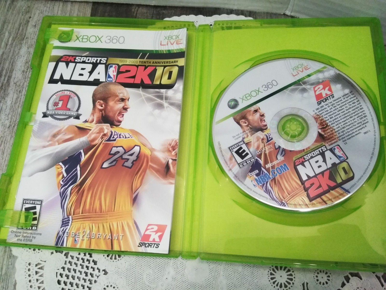 NBA 2K10 Xbox 360 Complete - Excellent Cond