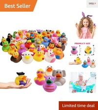 Playful 10-Pack Rubber Duck Assortment: Birthday  Baby Shower Essentials