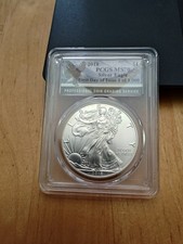 2018 W Silver Eagle PCGS MS70 First Day of Issue 1 Of 1,000 Professionaly Graded