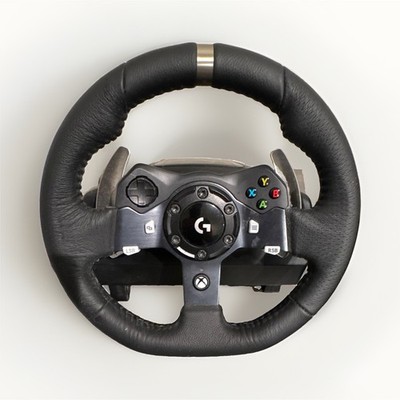 Logitech G920 Driving Force Racing Wheel Xbox One PC Paddle Shifters Black 