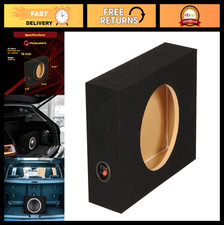 Heavy Duty 12" Shallow Sealed Subwoofer Enclosure Box for Truck, MDF, Charcoal G