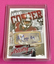 2015 Sage Hit Artistry Amari Cooper Autograph /100 #AA-14 (RC) Alabama/Raiders