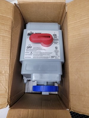 NEW LEVITON 330MI6W 30AMP 240V MECHANICAL INTERLOCK POWER SWITCH 5HP TYPE 3R 4X