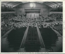 1950 Press Photo Milwaukee auditorium, Bruce Hall, Wisconsin - mjx37927