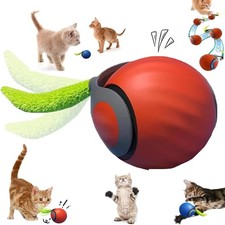 Speedy Tail 2.0 Interactive Cat Toys Ball Moving Cat Toy Automatic Rolling Ball