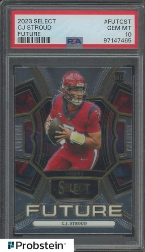 2023 Panini Select Future CJ Stroud Houston Texans RC Rookie PSA 10 GEM MINT