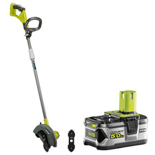 Ryobi RY18EGA-0 18V ONE+ Cordless 22cm Edger, RB18L50 18V ONE+ 5.0Ah Battery Kit