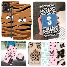 Wallet Leather Case Custom Printed Cover for Motorola G35 G15 G86 G56 G06 Edge70