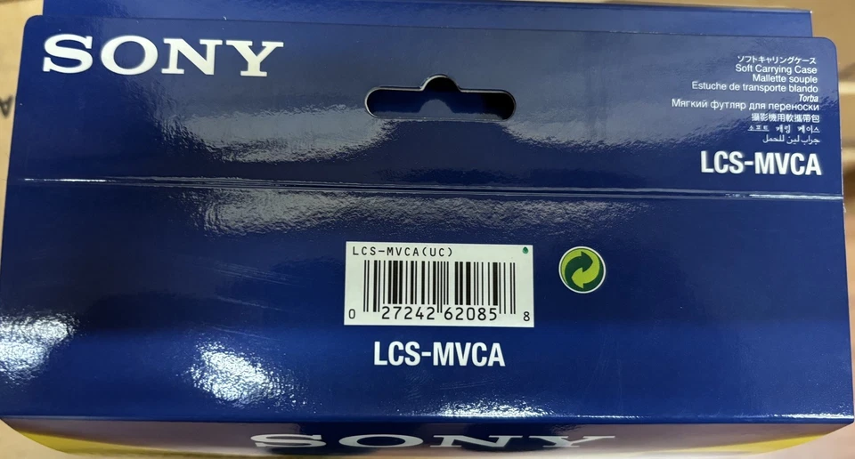 Sony LCS-MVCA Mavica Soft Carrying Case (Black/Blue) - Image 2 of 4
